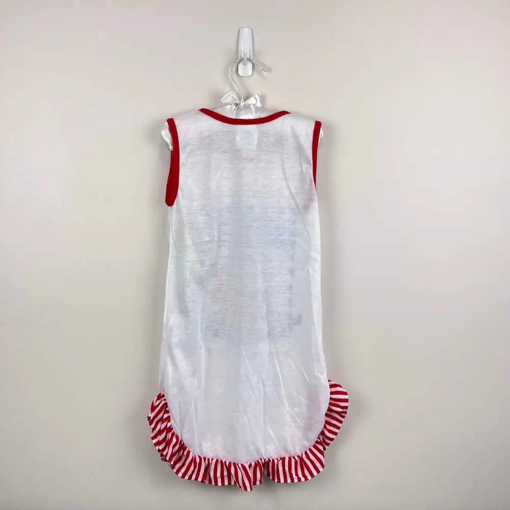 Vintage Dr. Denton Sunset Sailors Nautical Ruffle Nightgown 3T NWT